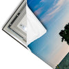 Led Wandbild Alte Burg Mit See Panorama Materialvorschau