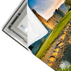Led Wandbild Alte Burg Mit See Quadrat Materialvorschau