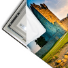 Led Wandbild Alte Burg Mit See Querformat Materialvorschau