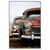 Led Wandbild Alte Rostige Autos Hochformat Produktvorschau Frontal