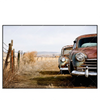 Led Wandbild Alte Rostige Autos Querformat Produktvorschau Frontal