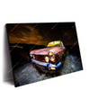 Led Wandbild Altes Auto Querformat Produktvorschau Seitlich