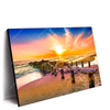 Led Wandbild Am Strand Querformat Produktvorschau Seitlich