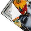 Led Wandbild Angelina Frau Mit Blumen Im Haar Hochformat Materialvorschau