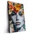 Led Wandbild Angelina Frau Mit Blumen Im Haar Hochformat Produktvorschau Seitlich