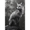 Led Wandbild Anmutiger Fuchs Hochformat Motivvorschau