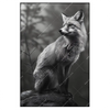 Led Wandbild Anmutiger Fuchs Hochformat Produktvorschau Frontal