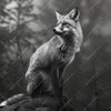 Led Wandbild Anmutiger Fuchs Quadrat Motivvorschau