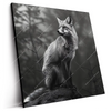 Led Wandbild Anmutiger Fuchs Quadrat Produktvorschau Seitlich