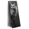 Led Wandbild Anmutiger Fuchs Schmal Produktvorschau Seitlich