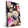 Led Wandbild Aquarell Von Wilden Blumen Hochformat Produktvorschau Seitlich