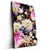 Led Wandbild Aquarell Von Wilden Blumen Hochformat Produktvorschau Seitlich