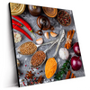 Led Wandbild Aromatische Gewuerze Quadrat Produktvorschau Seitlich