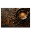 Led Wandbild Aromatischer Kaffeetraum Querformat Produktvorschau Frontal