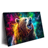Led Wandbild Baer In Neonfarben Querformat Produktvorschau Seitlich