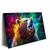 Led Wandbild Baer In Neonfarben Querformat Produktvorschau Seitlich