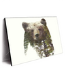 Led Wandbild Baer Wald No 1 Querformat Produktvorschau Seitlich