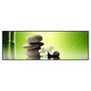 Led Wandbild Bambus Steine Panorama Produktvorschau Frontal