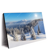 Led Wandbild Berge Und Waelder In Schnee Querformat Produktvorschau Seitlich