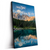 Led Wandbild Bergsee Im Wald Hochformat Produktvorschau Seitlich