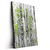 Led Wandbild Birkenwald Hochformat Produktvorschau Seitlich