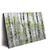 Led Wandbild Birkenwald Querformat Produktvorschau Seitlich