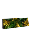 Led Wandbild Blaetter Gold Gruen Panorama Produktvorschau Seitlich