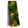 Led Wandbild Blaetter Gold Gruen Schmal Produktvorschau Seitlich