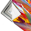 Led Wandbild Blaetter In Bunten Farben Querformat Materialvorschau