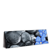 Led Wandbild Blaue Blume Graue Steine Panorama Produktvorschau Seitlich
