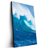 Led Wandbild Blaue Welle Im Meer Hochformat Produktvorschau Seitlich