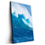 Led Wandbild Blaue Welle Im Meer Hochformat Produktvorschau Seitlich