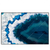 Led Wandbild Blauer Achat Querformat Produktvorschau Frontal