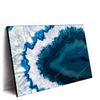 Led Wandbild Blauer Achat Querformat Produktvorschau Seitlich