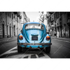 Led Wandbild Blauer Oldtimer Querformat Motivvorschau
