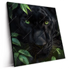 Led Wandbild Blick Des Panthers Quadrat Produktvorschau Seitlich