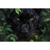 Led Wandbild Blick Des Panthers Querformat Motivvorschau