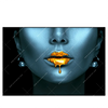 Led Wandbild Blue Skin Querformat Produktvorschau Frontal