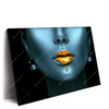 Led Wandbild Blue Skin Querformat Produktvorschau Seitlich