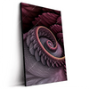 Led Wandbild Blueten Spirale Hochformat Produktvorschau Seitlich