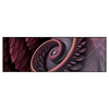 Led Wandbild Blueten Spirale Panorama Produktvorschau Frontal