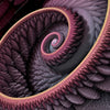 Led Wandbild Blueten Spirale Querformat Zoom