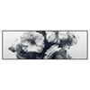 Led Wandbild Blumen Im Schwarzen Farbnebel Panorama Produktvorschau Frontal