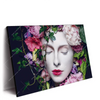 Led Wandbild Blumen Koenigin Querformat Produktvorschau Seitlich