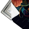Led Wandbild Blumenschaedel Schwarz Panorama Materialvorschau