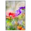 Led Wandbild Blumenwiese Mit Schmetterlingen Hochformat Produktvorschau Frontal