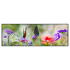 Led Wandbild Blumenwiese Mit Schmetterlingen Panorama Produktvorschau Frontal