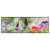 Led Wandbild Blumenwiese Mit Schmetterlingen Panorama Produktvorschau Frontal