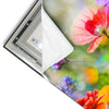Led Wandbild Blumenwiese Mit Schmetterlingen Quadrat Materialvorschau