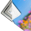 Led Wandbild Blumenwiese Unter Blauem Himmel Panorama Materialvorschau